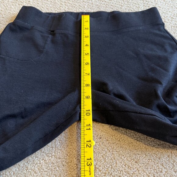 American Giant No-BS Pants Ponte Kick Flare Stretch Pull On Black Size 8 #136653 - Picture 9 of 14